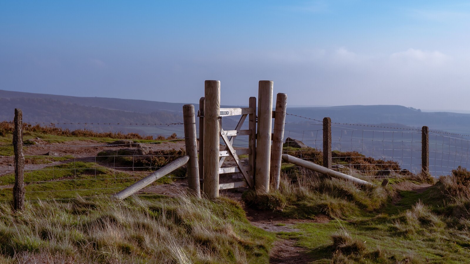 Footpaths straight from the gate